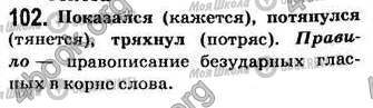 ГДЗ Російська мова 7 клас сторінка 102